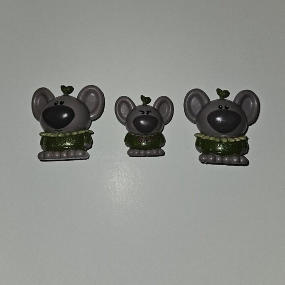 3 Frozen Rock Trolls Figures Toy Lot Disney Animators Collection